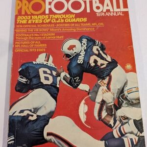 Petersen's 14th Pro Football 1974 Annual  Magazine